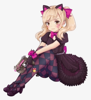 Mayu ♡ On Twitter - Black Cat Dva Png