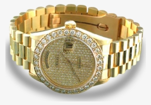 20071212140923 - Rolex Gold Watch Png