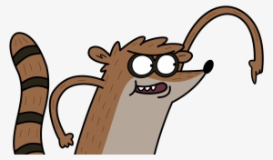 In Your Face - Rigby Regular Show Png