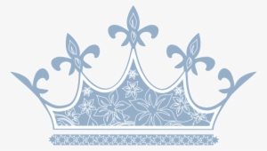 Royal Blue Little Prince Vintage Baby Boy Gold Crown - Baby Crown Png