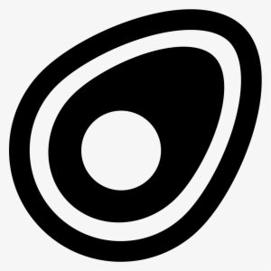 Avocado Half Fruit Shape Comments - Forma De Aguacate