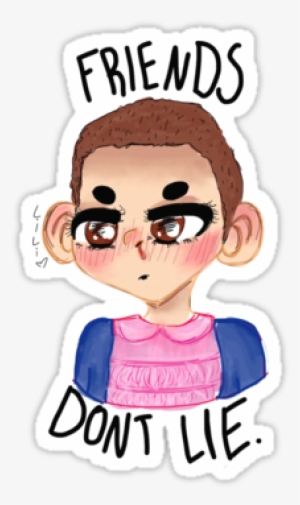 Friends - Stickers Transparent Stranger Things
