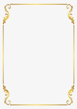 Report Abuse - Golden Frame Border