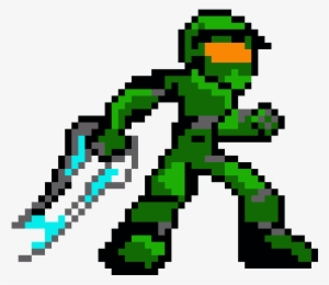 Master Chief - Halo Master Chief 8 Bit