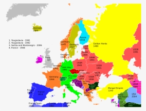 Countries Of Europe Last Subordination Png - Ireland To Israel Map