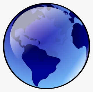 Green, Icon, Blue, Geography, Globe, Map, World, Planet - Blue Earth Png