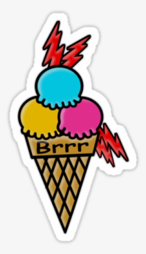 Gucci Drawing Ice Cream Cone - Guwop Ice Cream Cone