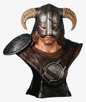Skyrim Bust Dragonborn Lifesize - Elder Scrolls V Skyrim Figures