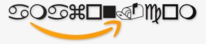 Amazon Logo In Wingdings - Graphic Design