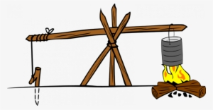 Pathfinder Camping Adventist Clipart Camping Campfire - Cocinar En Un Campamento