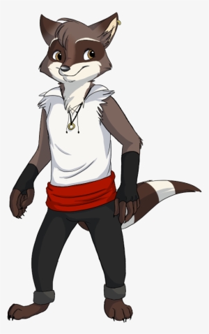 Anthro Raccoon - Draw An Anthro Raccoon