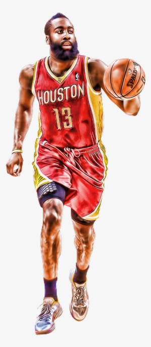 Jpg Black And White Stock Basketball Player Transprent - James Harden Transparent Png
