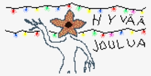Stranger Things Merry Christmas - Pixel Art Stranger Things