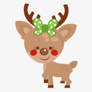 Reindeer Clipart Png - Cute Reindeer Clip Art