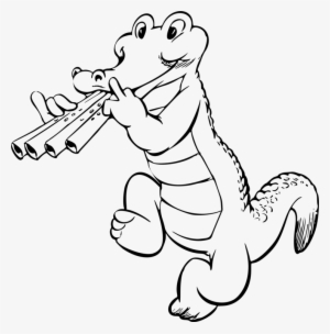 Crocodile Coloring Book Drawing Line Art Alligators - Drawing Crocodile