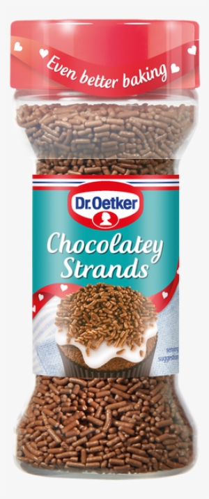 Oetker Chocolatey Strands Are Chocolate Flavoured Sprinkles - Dr Oetker Chocolate Strands