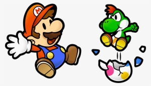 Mario Wallpaper Entitled Mario And Yoshi Kid - Super Paper Mario: Prima Official Game Guide