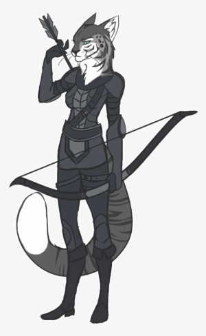 Communism Drawing Skyrim - Black And White Khajiit