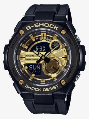 Scene1 - Metal G Shock Black And Gold