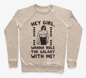 Hey Girl Wanna Rule The Galaxy With Me Parody Pullover - Hermit Crab