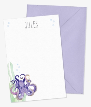 Personalized Stationery - Octopus