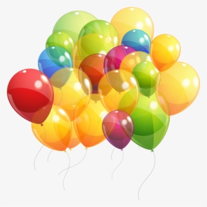 Colorful Balloons Bunch Png Clipart Image Gallery