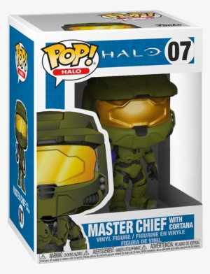 Master Chief With Cortana Pop Vinyl Figure - Funko Master Chief With Cortana
