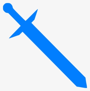Blue Sword Svg Clip Arts 594 X 597 Px
