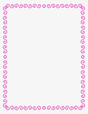 Free Png Border Pink Page Frames Spiral Border S Spiral - Red Border Clip Art