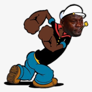 Popeye Olive Oyl Bluto Clip Art Fictional Character - Crying Michael Jordan Cartoon