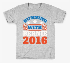 Running With Bernie 2016 Kids T-shirt - Cowardly Dog T-shirt: Funny T-shirt From Lookhuman.