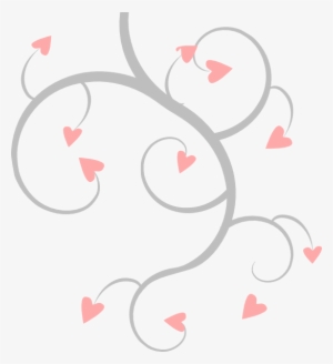 And Grey Heart Scroll Clipart
