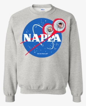 Nappa Nasa Crewneck Sweater Teem Meme Png Nasa Logo