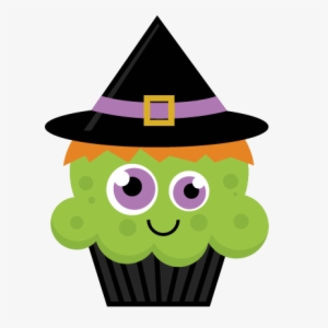 Witch Cupcake Svg Cut File Halloween Svg Cut Files