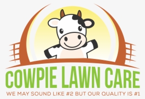 Cowpie Lawn Care & Landscaping - Adesivo Decorativo Geladeira - Vaquinha 4 - M: 44 X