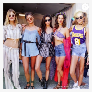 Constance Jablonski, Taylor Hill, Sara Sampaio, Alessandra - Victoria Secret Models At Coachella
