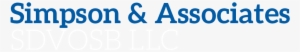 Simpson & Associates Sdvosb Llc - Sign