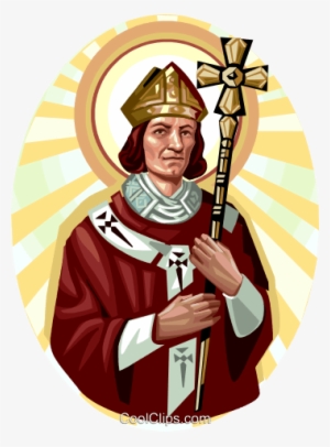 Saint Thomas Becket Royalty Free Vector Clip Art Illustration - Thomas Becket