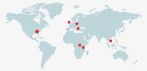 Csgmap - Dotted World Map Vector Png