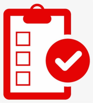 Patient Forms Large - Red Form Icon Png