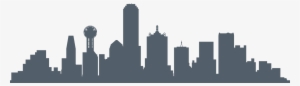 Dallas Skyline Black And White