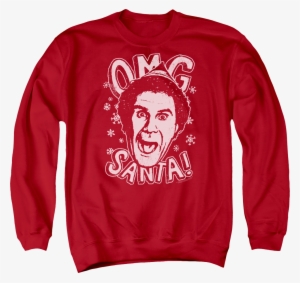 Omg Santa Elf Sweatshirt - Fudge A Christmas Story Sweatshirts