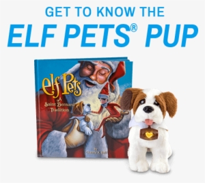 Get To Know The Elf Pets Pup - Elf On The Shelf Pets: Saint Bernard