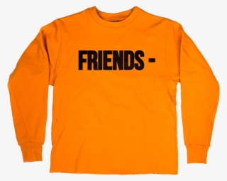 Vlone Friends Orange Crewneck - Vlone Longsleeve Fragment Off White