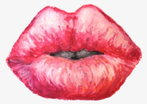 Source - - Lips In Oil Pastels