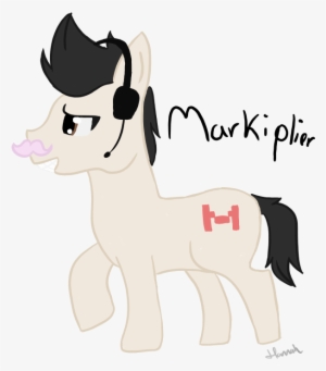 Markiplier, Ponified, Safe, Warfstache - Cartoon