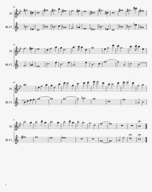 Elf Sheet Music 2 Of 2 Pages - Harry Potter Duet Sheet Music