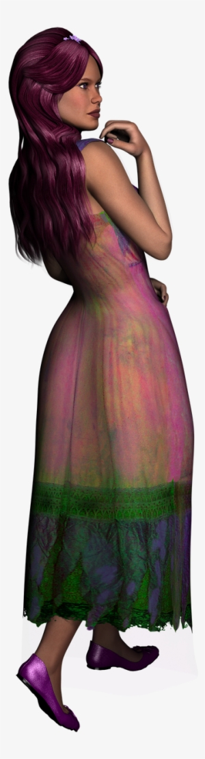 Indian Girl Back Png