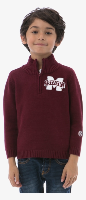 Mississippi State Boy's Quarter Zip - Sweater