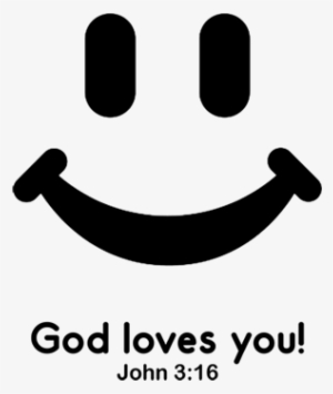 Available - God Loves You Black And White